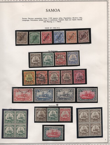 Germany samoa 1899 1915 - germany,