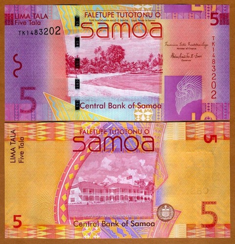 Western samoa tala nd - western, samoa,
